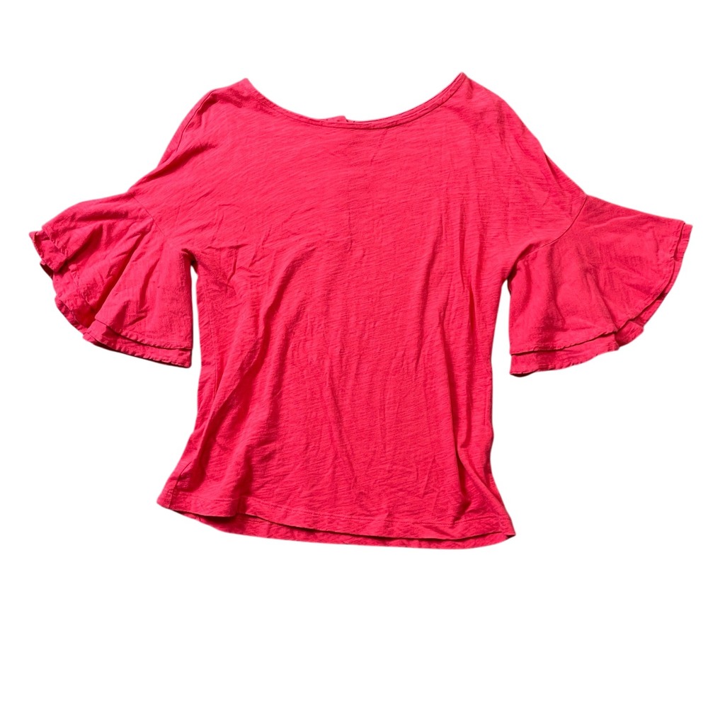 Vineyard Vines XXS 3/4 Sleeve‎ Red Flared Bell Sleeves  100% Cotton
